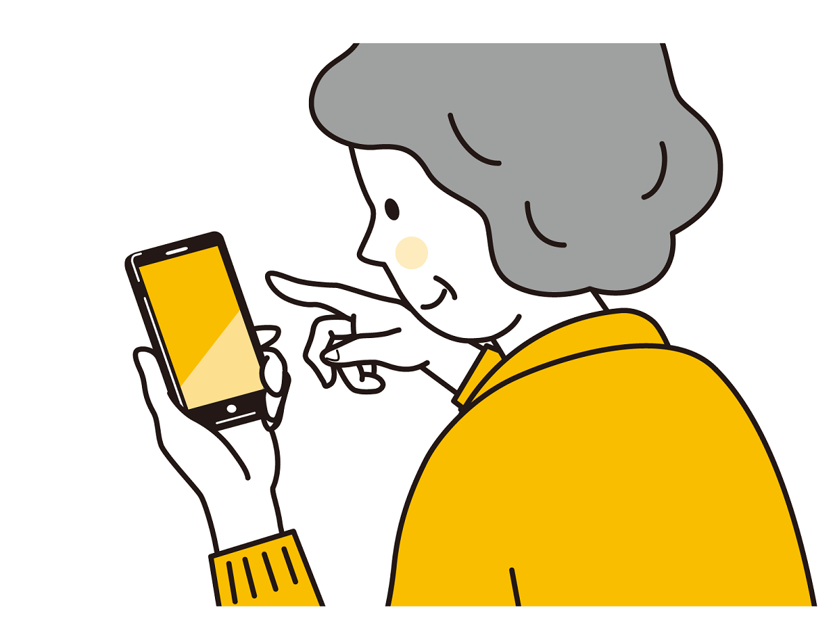 シニア向けスマホ