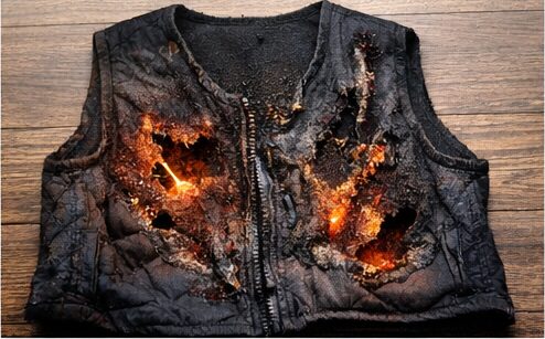 電熱ウエア事故